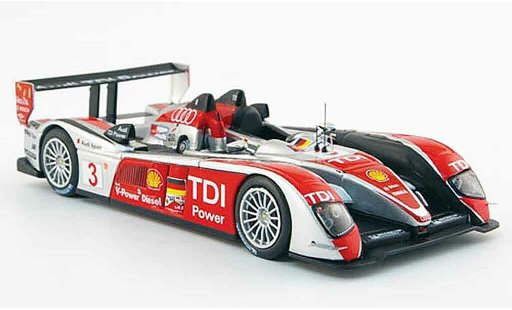 Audi R10 course 1/43 IXO 2008 TDI No.3 S 24h Le Mans modelauto