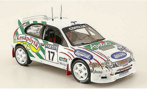 Toyota Corolla WRC 1/43 IXO No.17 Kesapoyta Rally Finland 2000 modelauto