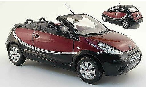 Citroen C3 Charleston 1/18 Norev pluriel rood/zwart 2008 modelauto