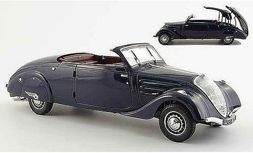 Peugeot 402 Eclipse 1/18 Norev blauw 1937 modelauto