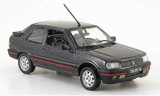 Peugeot 309 GTI 1/43 Norev antraciet 1987 modelauto