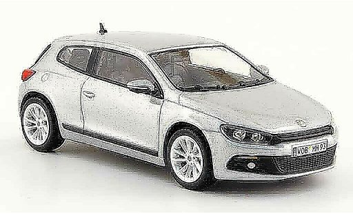 Volkswagen Scirocco Base 1/43 Norev 3 grijs metallic 2008 modelauto