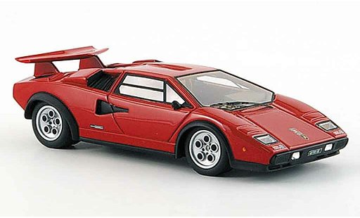 Lamborghini Countach LP 500 1/43 Look Smart s walter wolf rood matzwart modelauto