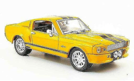 Shelby GT 500 1967 1/43 Yat Ming oranje zwart modelauto