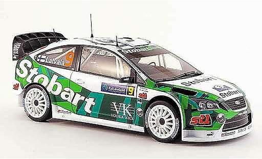 Ford Focus RS WRC 1/18 Sun Star no.9 dritter platz rallye irlande 2007 modelauto