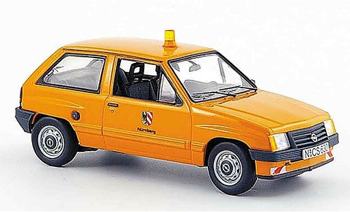 Opel Corsa A Base 1/43 Schuco a stadt nurnberg kommunaloranje modelauto