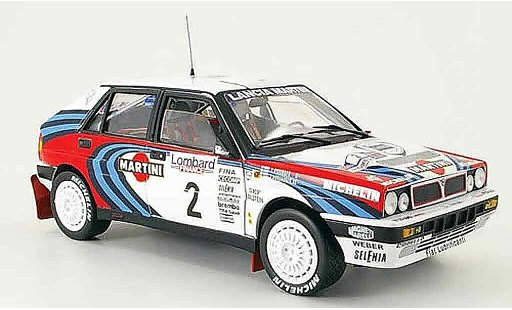 Lancia Delta HF Integrale 1/18 Sun Star 16v no.2 martini rallye gb 1991 modelauto