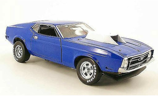 Ford Mustang Pro Stock 1/18 Sun Star blauw modelauto
