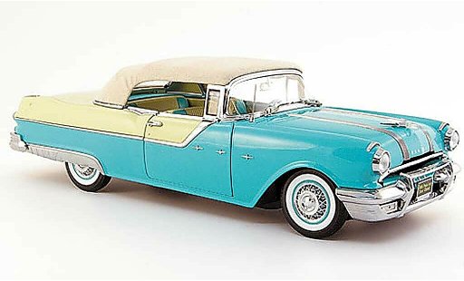 Pontiac Star Chief Convertible 1/18 Sun Star cabriolet groen creme wit 1955 modelauto