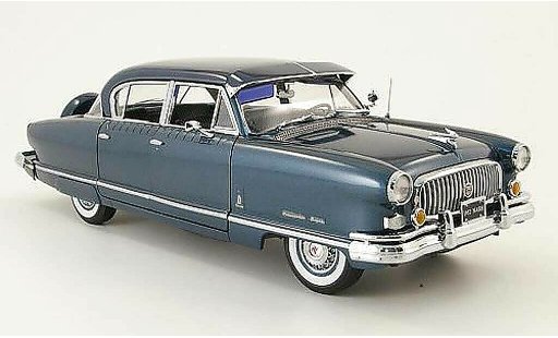 Nash Ambassador Airflyte 1/18 Sun Star blauw 1952 modelauto