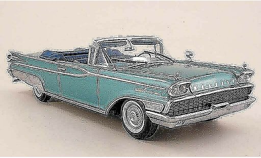 Mercury Parklane Convertible 1/18 Sun Star Cabriolet turquoise 1959 modelauto