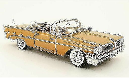 Pontiac Bonneville Hardtop 1/18 Sun Star bruin/beige 1959 modelauto