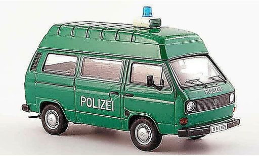 Volkswagen Combi Base 1/43 Premium Cls t 3 a hochraumbus politie groen wit modelauto