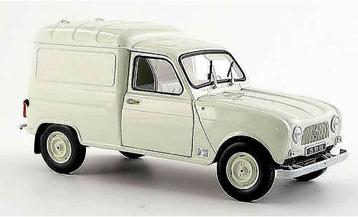 Renault 4 F4 1/18 Norev F creme wit 1965 modelauto