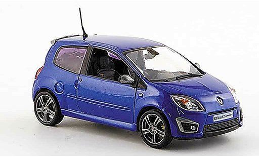 Renault Twingo RS 1/43 Norev blauw 2008 modelauto