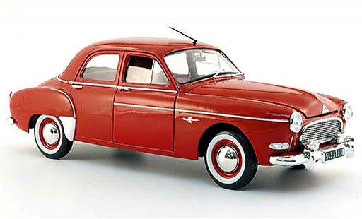 Renault Fregate Base 1/18 Solido rood 1959 modelauto