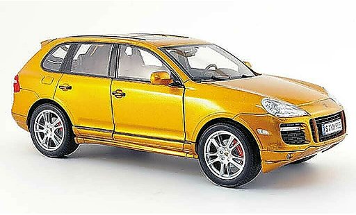 Porsche Cayenne GTS 1/18 Norev oranje 2008 modelauto