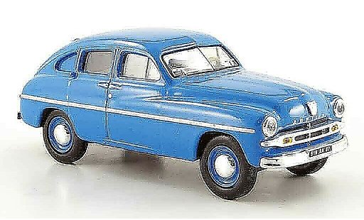 Ford Abeille Break 1/43 Solido blauw 1954 modelauto