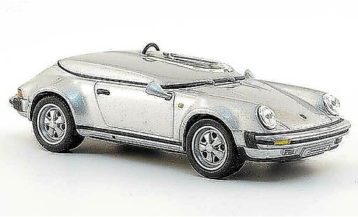 Porsche 911 Speedster 1/43 Solido Race Version grijs 1987 modelauto