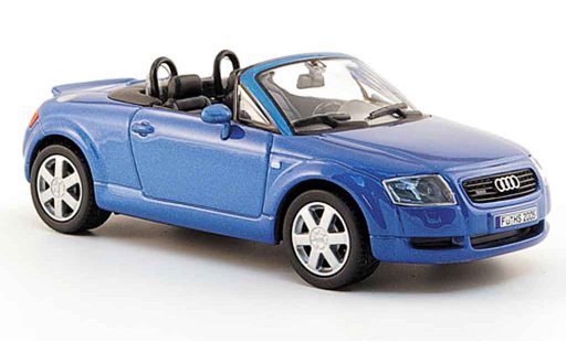 Audi TT roadster 1/43 Solido 8N blauw 2004 modelauto