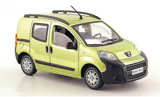 Peugeot Bipper Tepee 1/43 Solido groen 2008 modelauto