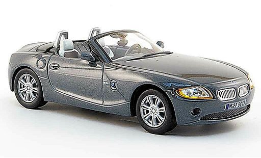 Bmw Z4 roadster 1/43 Solido E85 grijs 2003 modelauto