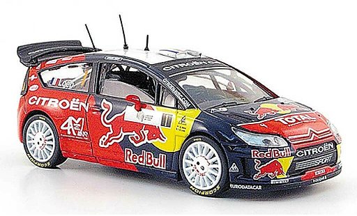 Citroen C4 WRC 2008 1/43 Solido No.1 Red Bull S.Loeb / D.Elena Tour de Corse modelauto