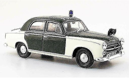 Peugeot 403 Berline 1/43 Norev Sedan politie saarbrucken 1959 modelauto