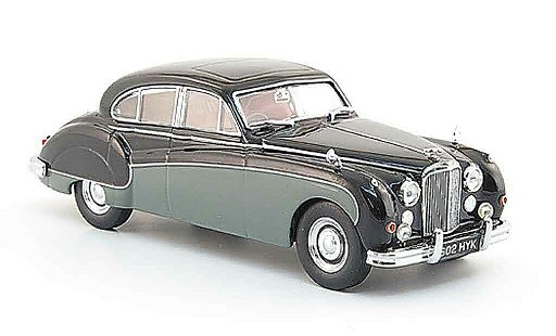Jaguar MK 8 1/43 Oxford zwart grijs modelauto