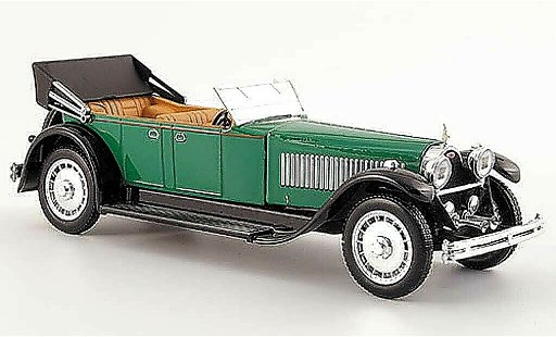 Bugatti 41 torpedo 1/43 Rio Royale groen/zwart met Motornachbild 1928 modelauto