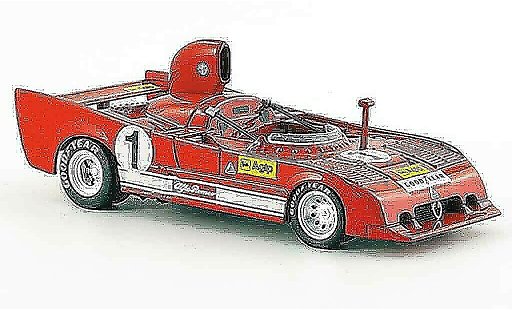 Alfa Romeo 33.3 sc12 1/43 M4 1976 sc 12 no.1 merzaio casoni coppa florio modelauto