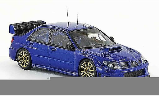 Subaru Impreza WRC 1/43 Autoart blauw plain body version 2008 modelauto