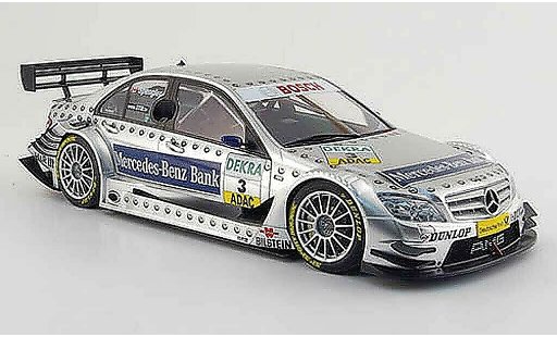 Mercedes Classe C DTM 1/18 Autoart no.3 mercedes-benz bank spengler 2008 modelauto