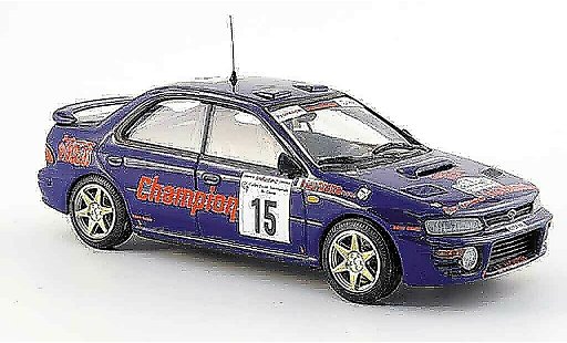 Subaru Impreza Base 1/43 Trofeu 4x4 no.15 dritter platz tour de corse 1996 modelauto