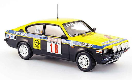 Opel Kadett GT 1/43 Trofeu e no.18 conrero elby rallye 1977 modelauto