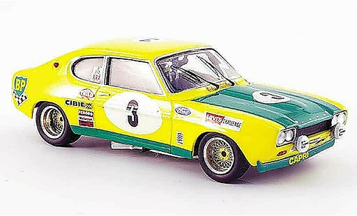 Ford Capri RS 2600 1/43 Trofeu No.3 Zweiter Platz 24H Spa 1972 modelauto