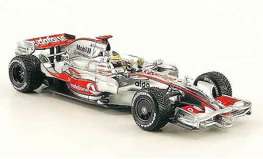 Mercedes F1 2008 1/43 Minichamps McLaren MP 4 23 No.22 Vodafone Weltmeister modelauto