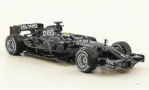 Toyota F1 Williams 1/43 Minichamps fw30 no.7 rbs n.rosberg 25. 27. februar 2008 modelauto