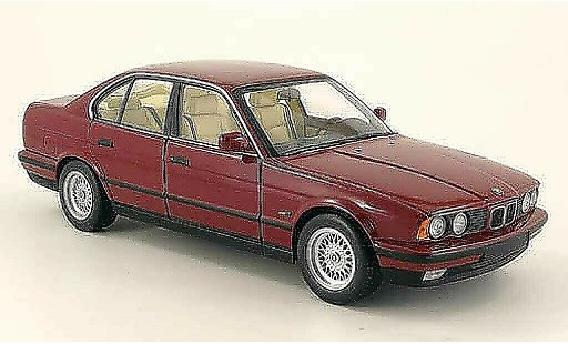 Bmw 535 berline 1/18 Minichamps 1988 i (e34) rood modelauto
