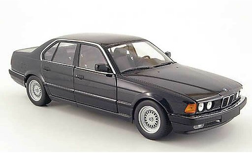 Bmw 730 E32 1/18 Minichamps i zwart 1986 modelauto