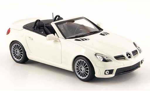 Mercedes Classe SLK AMG 1/43 Minichamps 55 (R171) wit 2008 modelauto