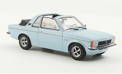 Opel Kadett C Aero 1/43 Minichamps blauw 1978 modelauto