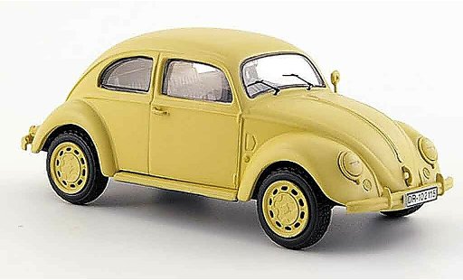 Volkswagen Coccinelle Base 1/43 Schuco brezelreichsverkehrsdirektion minsk beige modelauto
