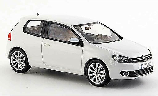 Volkswagen Golf Base 1/43 Schuco wit 3 portes concept white modelauto