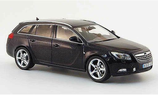Opel Insignia Sports Tourer 1/43 Schuco zwart 2008 modelauto