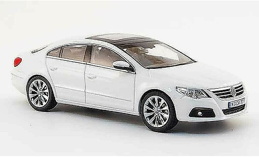Volkswagen Passat CC 1/43 Schuco wit concept white 2007 modelauto