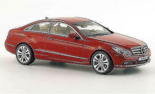 Mercedes Classe E Coupe 1/43 Schuco (C207) rood 2009 modelauto