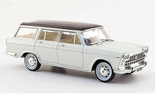 Fiat 2300 Familiare 1/43 Starline wit zwart 1963 modelauto