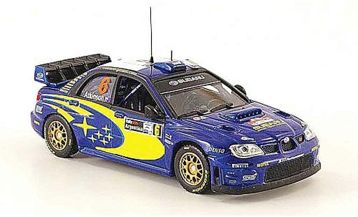 Subaru Impreza WRC 1/43 Vitesse 07 no.6 rallye zilverine 2008 modelauto