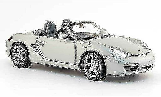 Porsche Boxster Base 1/18 Maisto grijs met licht en sound modelauto